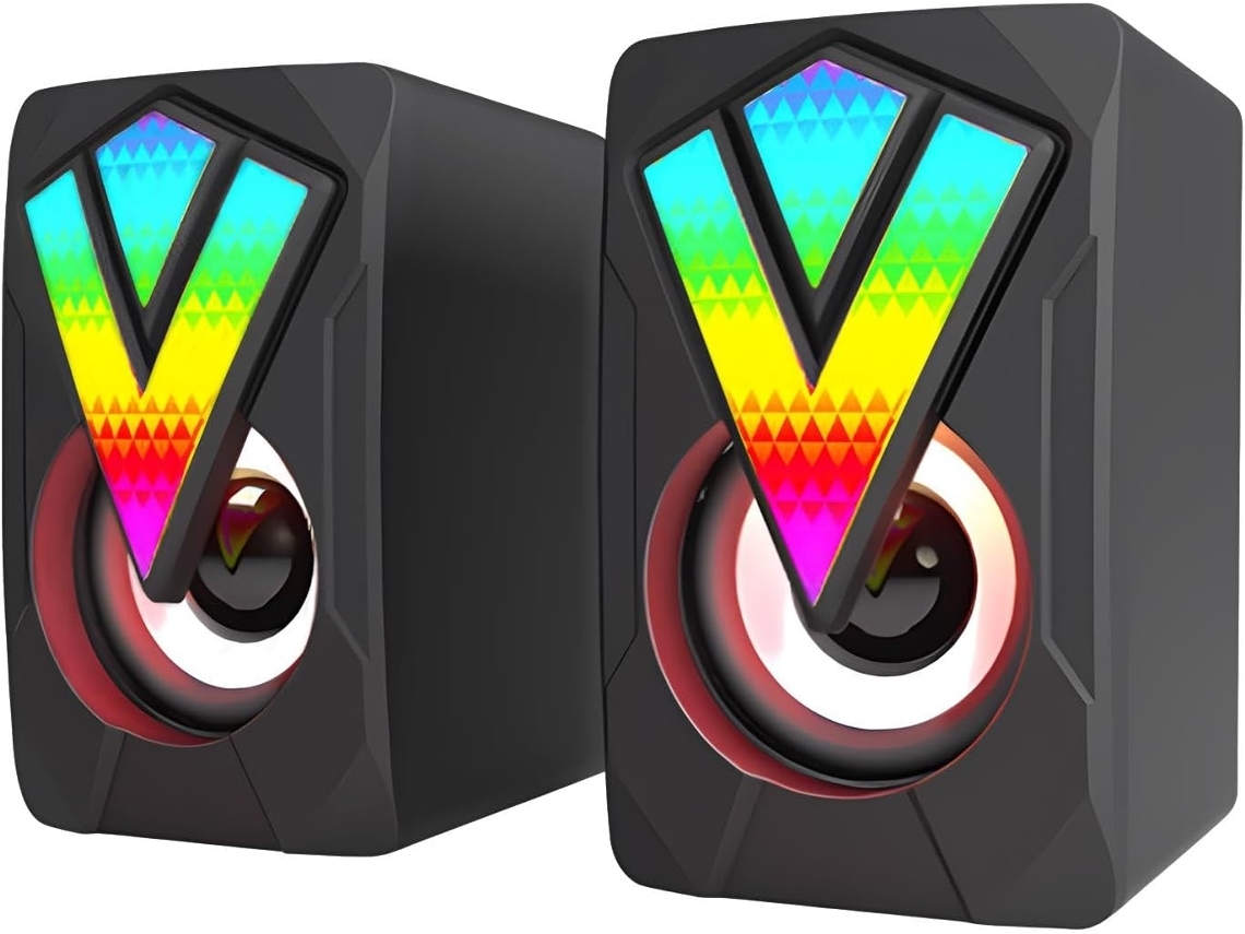 Altavoces De Pc, Conjunto De Altavoces Usb Para Pc, Sonido Estéreo De 360 Grados, Para Pcs, Laptops, Monitores, Teléfonos Gusshious