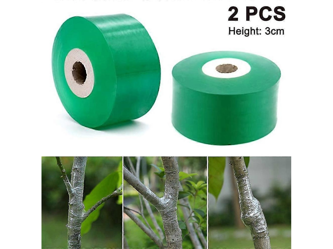 Grafting Tape 2 Roll 100mx3cm Plant Repair Tape Stretch Film