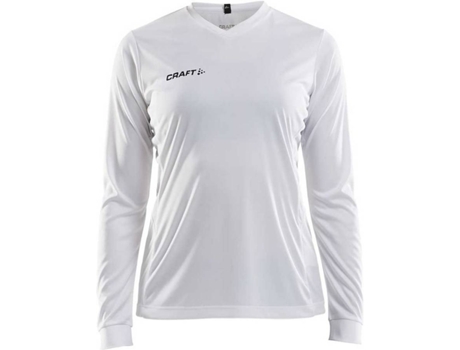 Camiseta de Mujer para Fútbol CRAFT Squad Solid Blanco (2XL)