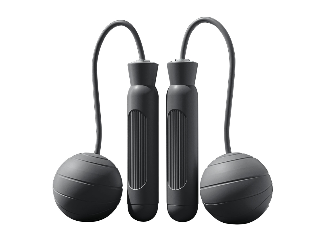 Urbannova-cuerda Para Saltar Silenciosa, Diseño Con Peso, Portátil, Sin Cuerda, Para Adultos, Estudiantes Y Fitness, Color Negro