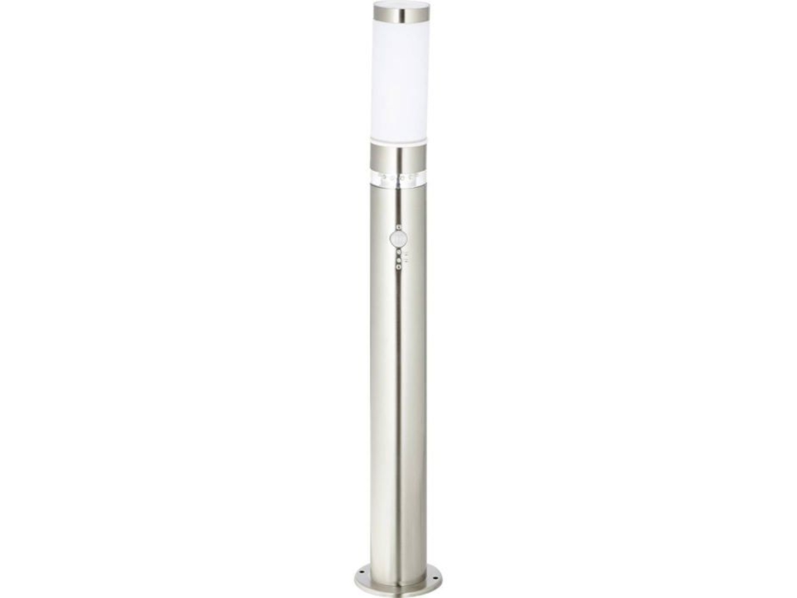 Poste com detector de cores de aço LED integrado
