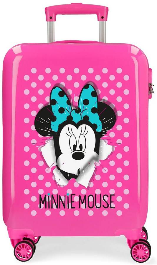 Disney Diyl9 Maleta de cabina 55cm fucsia minnie sunny day con capacidad 34l