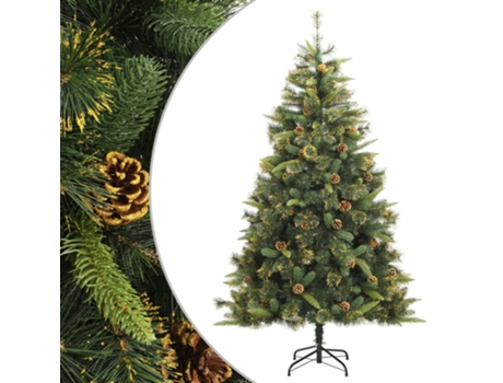 MAISON EXCLUSIVE - Árbol de Navidad artificial con piñas 210 cm