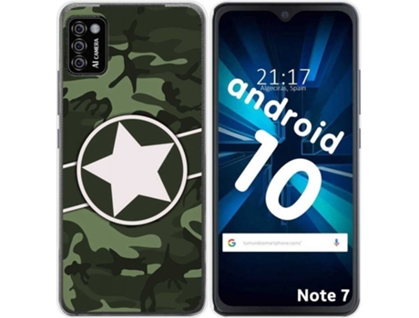 Carcasa Cubot Note 7 TUMUNDOSMARTPHONE Camuflaje 01 Multicolor