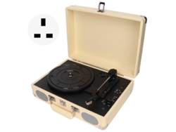 Tocadiscos con Bluetooth y 2 altavoces