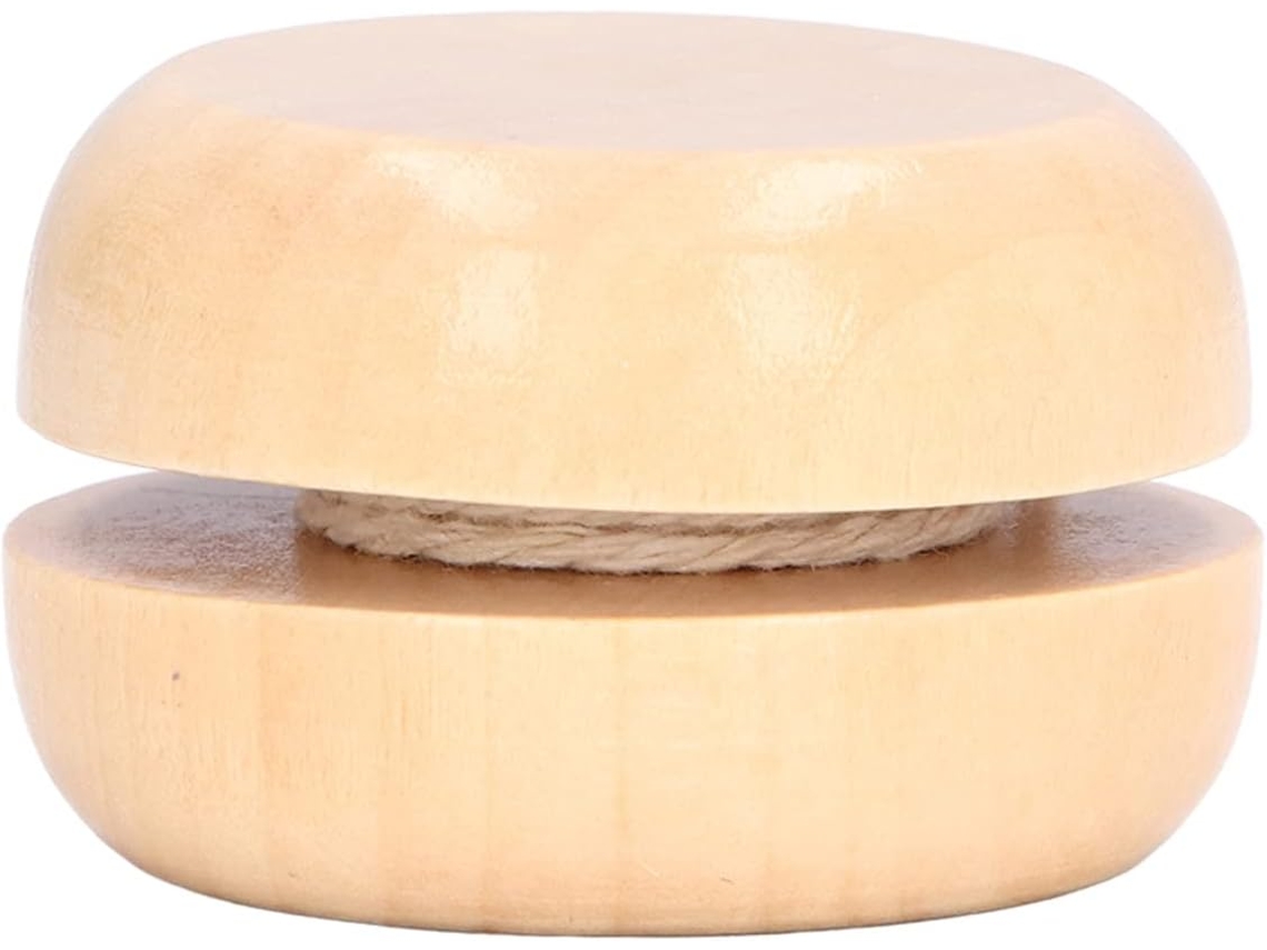 Yo-yo De Madera Portátil Duradero De Primera Calidad, 4 Piezas Lisas Sin Acabado Para Armar, Juguete De Tamaño Pequeño Para