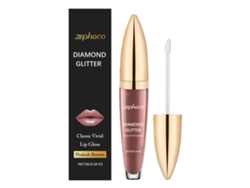 Brillo de labios Zephoco en rosa marrón natural - Fácil de aplicar