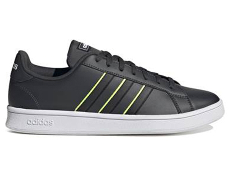 Zapatillas Deportivas ADIDAS Grand Court Base Hombre (Negro - Material Sintético - 43,3)