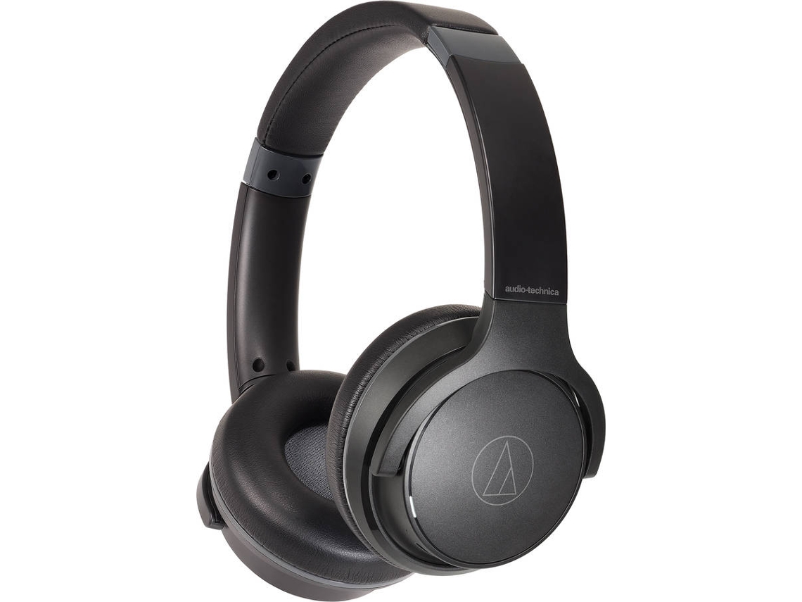 Auriculares Bluetooth AUDIO-TECHNICA ATH-S220BTBK (On Ear - Micrófono - Cancelación de Ruido - Negro)
