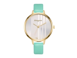 Reloj De Pulsera Para Mujer Con Diseño De Estrellas, Pedrería Y Correa De Poliuretano, Con Movimiento De Cuarzo (rojo).