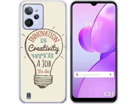 Carcasa para Realme C31 TUMUNDOSMARTPHONE Dibujos Creativity Multicolor