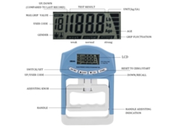 Dinamómetro Electrónico Digital Lcd Para Medir La Fuerza De Agarre En El Gimnasio Y El Entrenamiento Muscular.