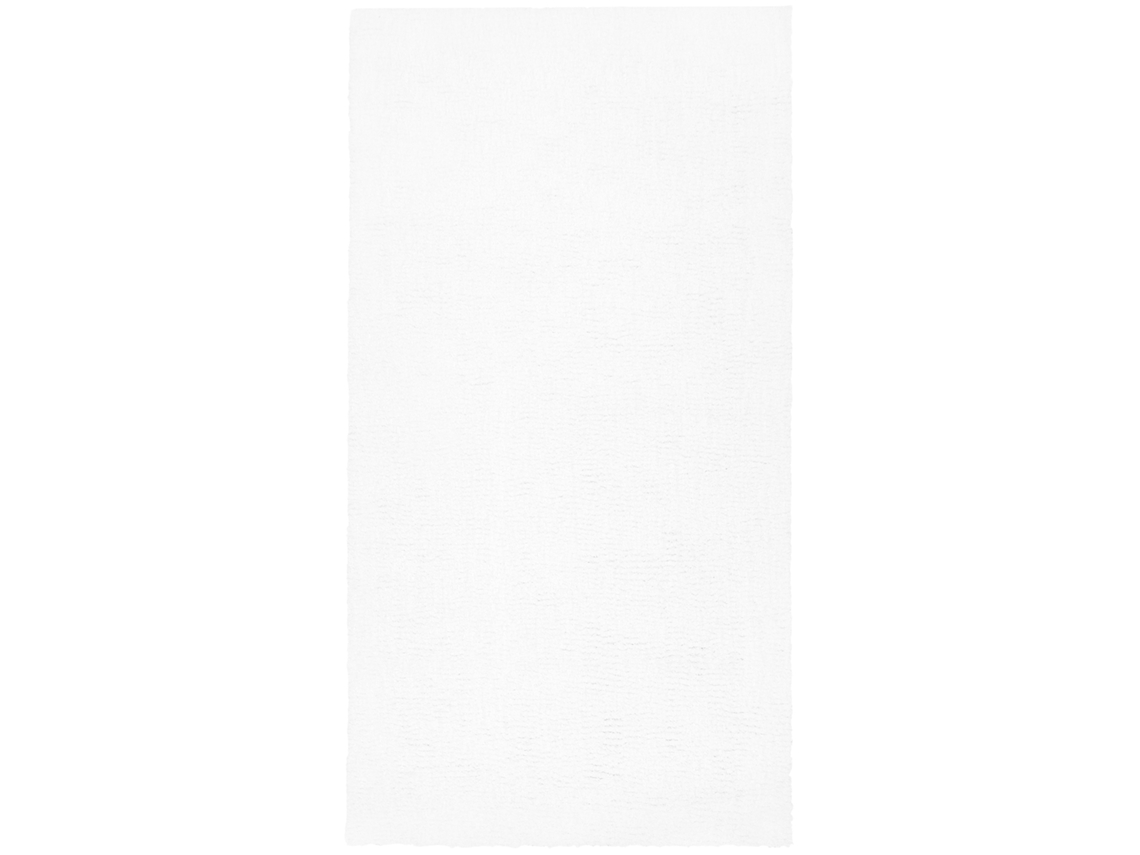 Alfombra BELIANI Demre de Poliéster Blanco 80x150