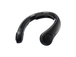 Ventilador De Cuello (negro) - Manos Libres - Ajuste De 5 Velocidades - Batería De 5000 Mah - Funcionamiento Silencioso - Recargable