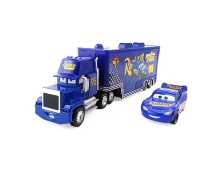 Muñeco GAATPOT 2Pcs/Lot Disney Pixar Cars Toys Lightning Mcqueen Mack Uncle Truck 1:55 Diecast Model Alloy Modle Figures Toys Gifts For Kids