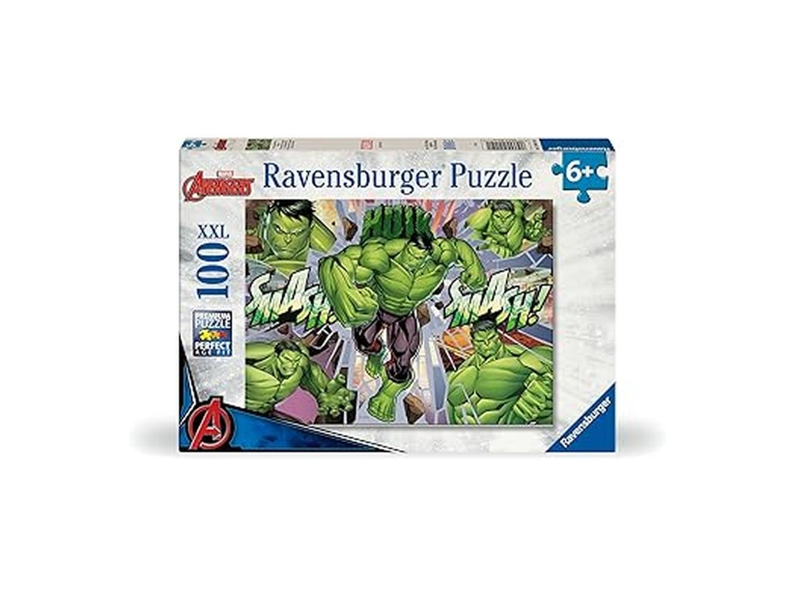 Rompecabezas Ravensburger Marvel Hulk 100 piezas XXL 12004119 P25ravensburger