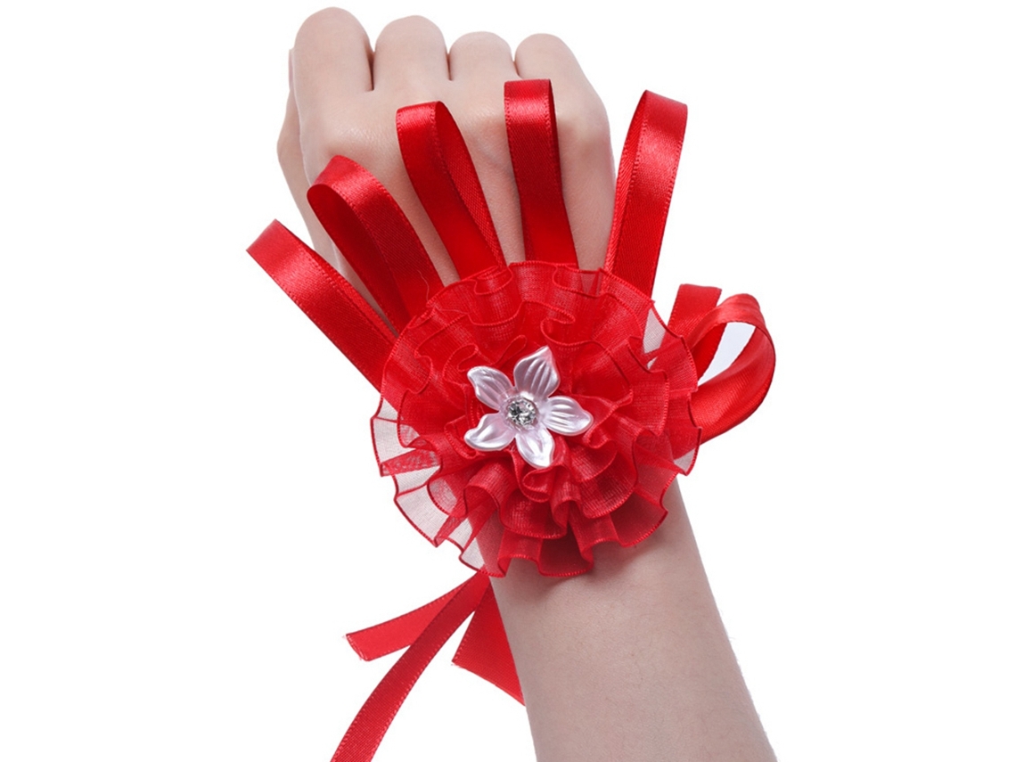 Flores De Muñeca Estilo Coreano Para La Novia Y Las Damas De Honor, Hermosas, Vibrantes Y Reutilizables Para La Decoración De Bodas.