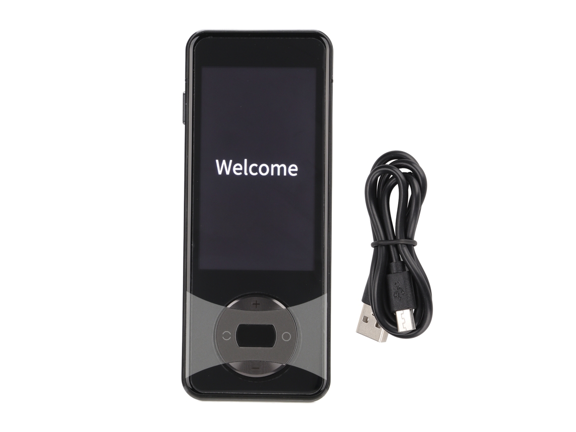 Dispositivo traductor de voz inteligente multilingüe con pantalla táctil de 3,0 pulgadas y 137 idiomas en línea.