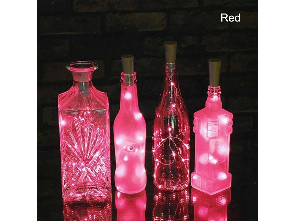 Lámpara Solar Led Con Forma De Corcho Para Decorar Botellas De Vino, Ideal Para Fiestas Y Celebraciones.