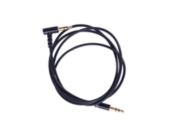 Alargador De Audio Estéreo Auxiliar Macho A Macho De 1 M Con Micrófono Para Teléfono Y Coche, Color Negro
