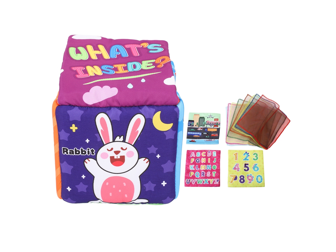 Caja De Papel Higiénico De Juguete Para Bebés Con 8 Toallitas Y 3 Toallas - Juguete Sensorial Educativo - Dinosaurio