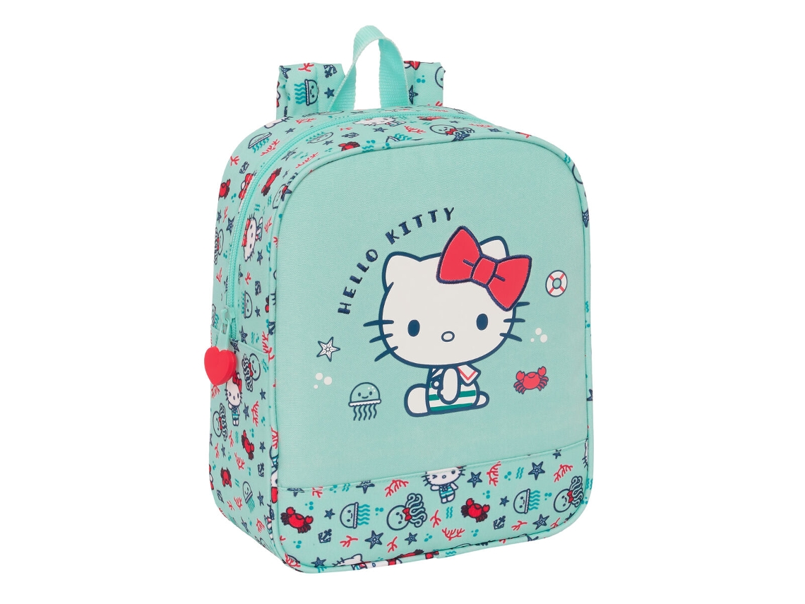Mochila Infantil HELLO KITTY Sea lovers (Turquesa - Poliéster 300D)
