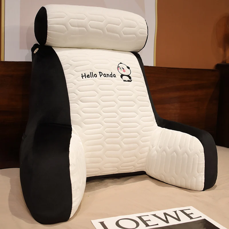 (panda 60-50cm) Almohada Para Adultos, Cojín De Asiento, Cojín De Respaldo