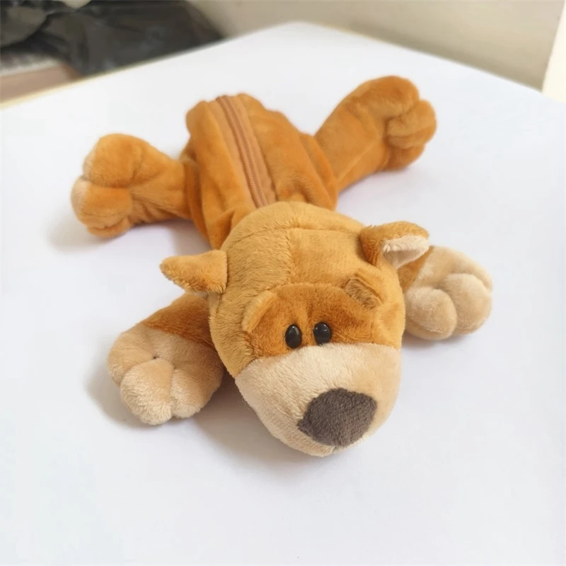 (estilo 10, 26 Cm) Estuche De Peluche Con Diseño De Animales De Dibujos Animados, Bolsa De Almacenamiento De Papelería Infantil De Gran Capacidad.
