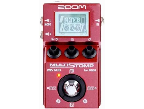 Pedales Efectos Bajo ZOOM Multistomp Ms-60B