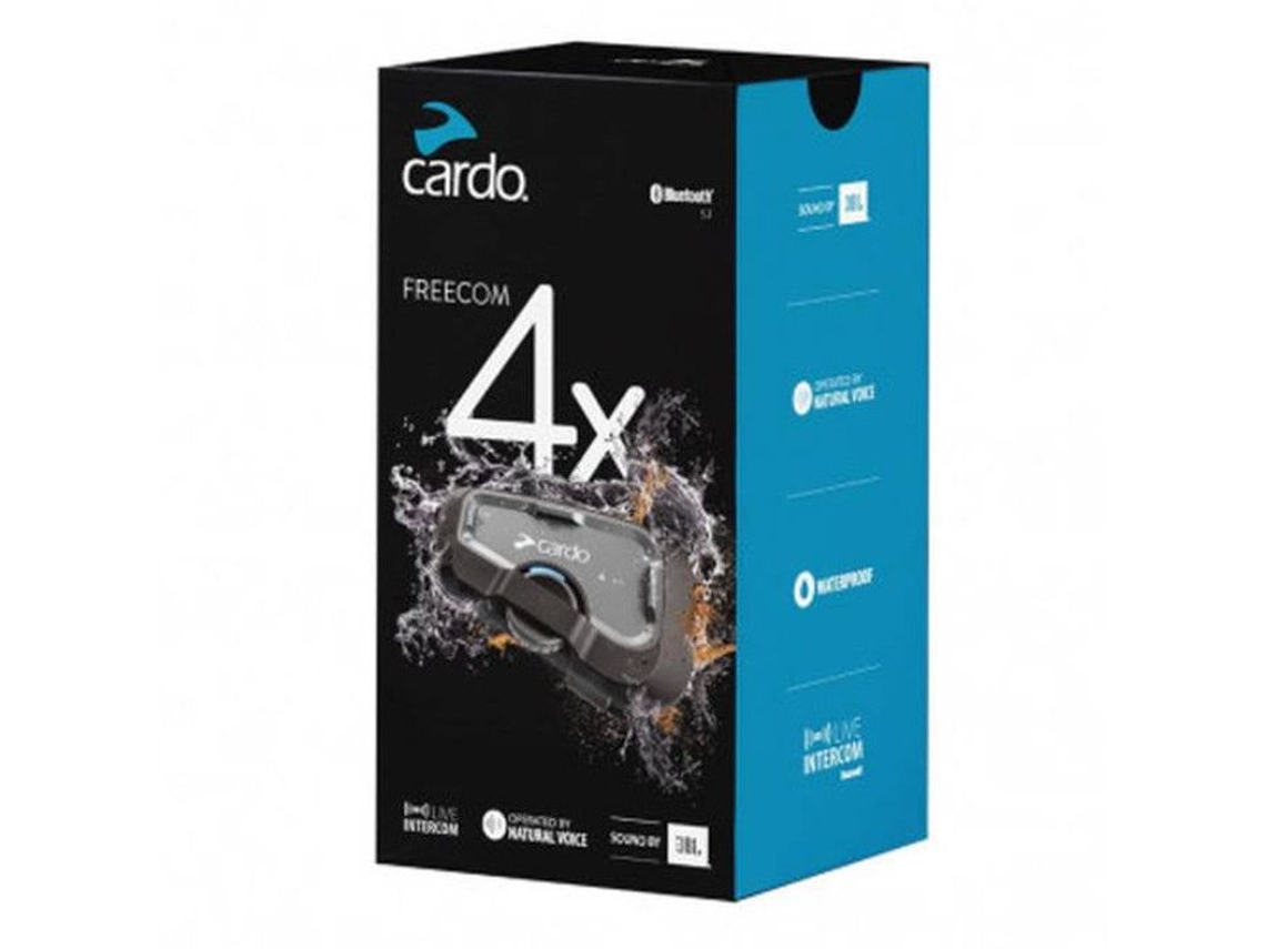 Casco Moto Intercomunicador Cardo Freecom 4x Negro Unica Negro Unica