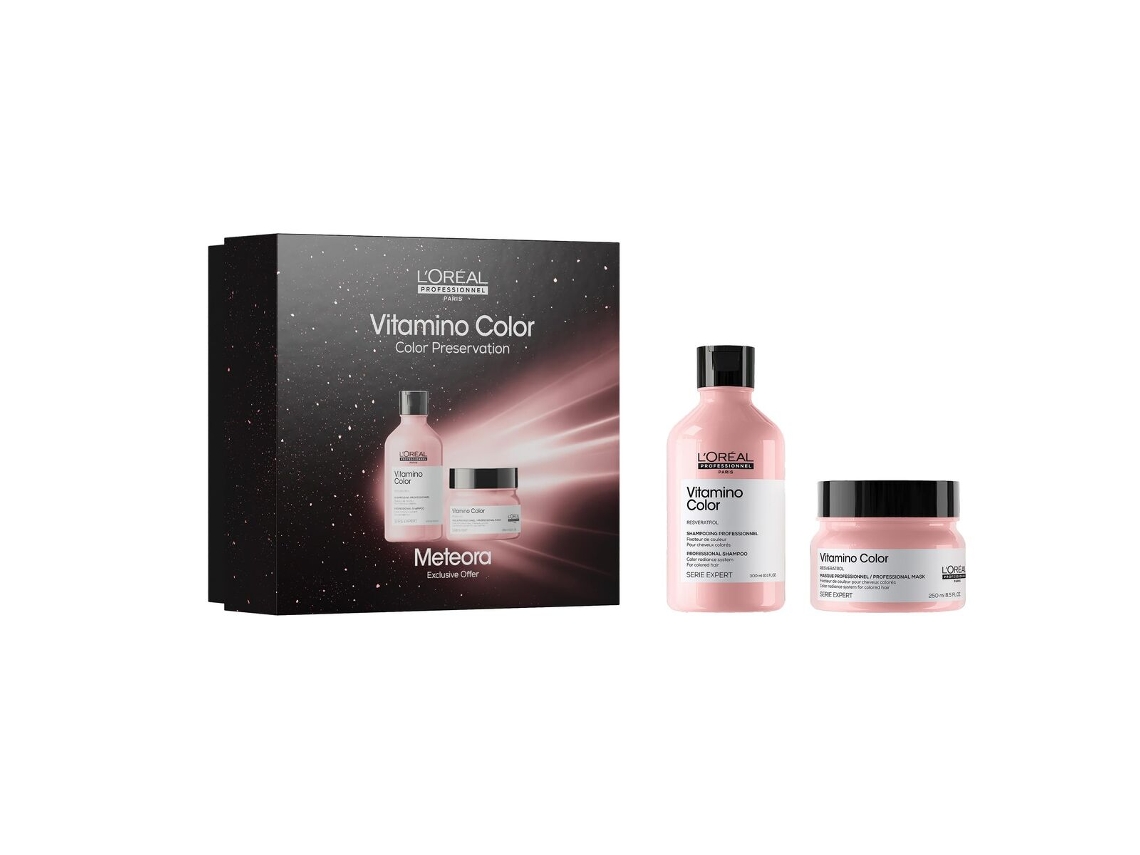 L'ORÉAL PARIS Vitamino Color Set de Peluquería (Mascarilla Capilar 250 ml)