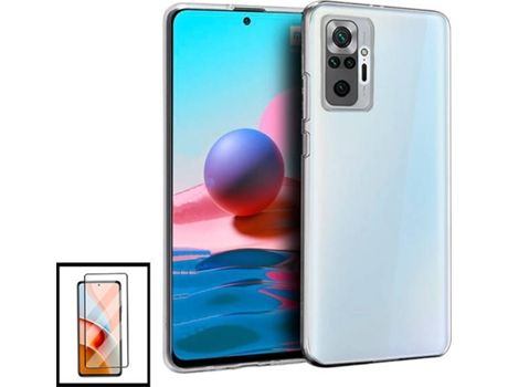 Kit Carcasa + Protector de Pantalla Xiaomi Redmi Note 10 4G PHONECARE Transparente