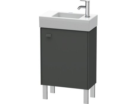 Mueble bajo lavabo DURAVIT Brioso de 48,4 x 23,9 cm 1 puerta con bisagra a la derecha 1 balda de cristal para lavabo Vero Air 072450