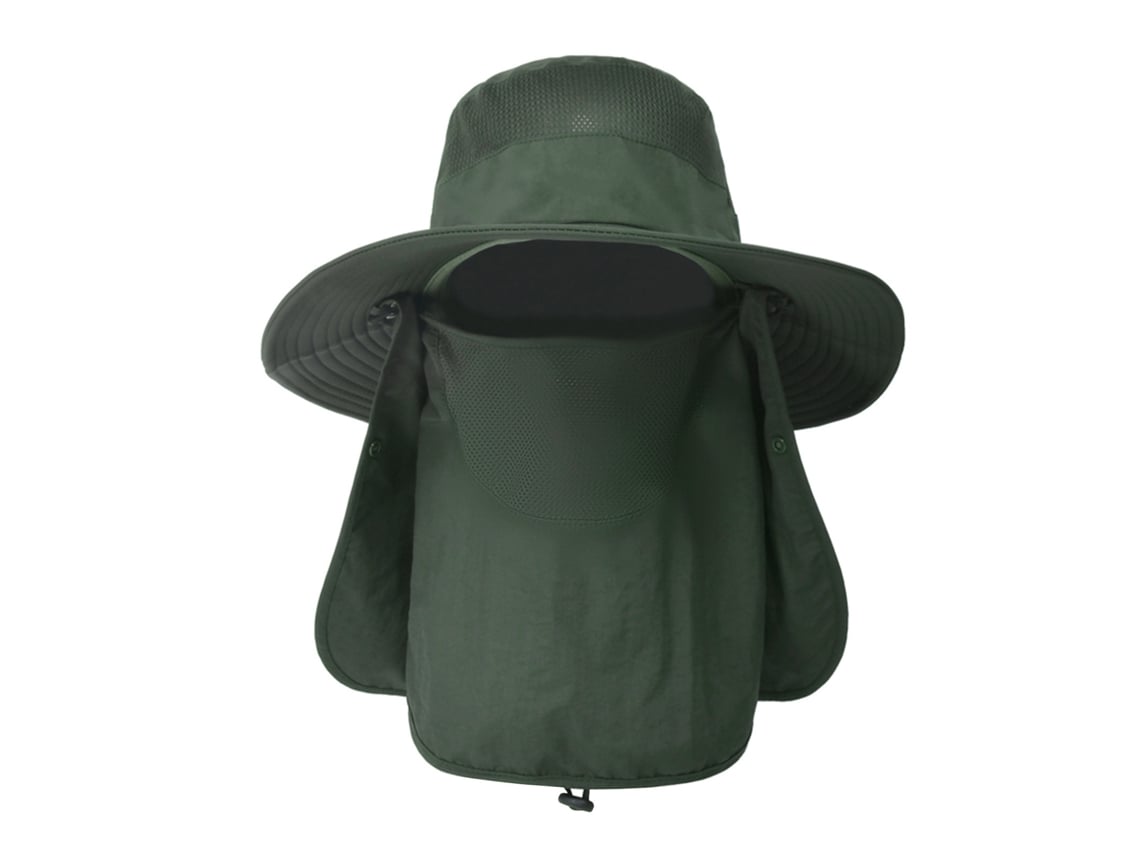 2026-sombrero De Sol Con Protección Uv, Visera Ancha, Flap Para Cuello Y Cubierta Facial, Gorra Multifuncional Para Senderismo, Pesca, Safari Y Playa