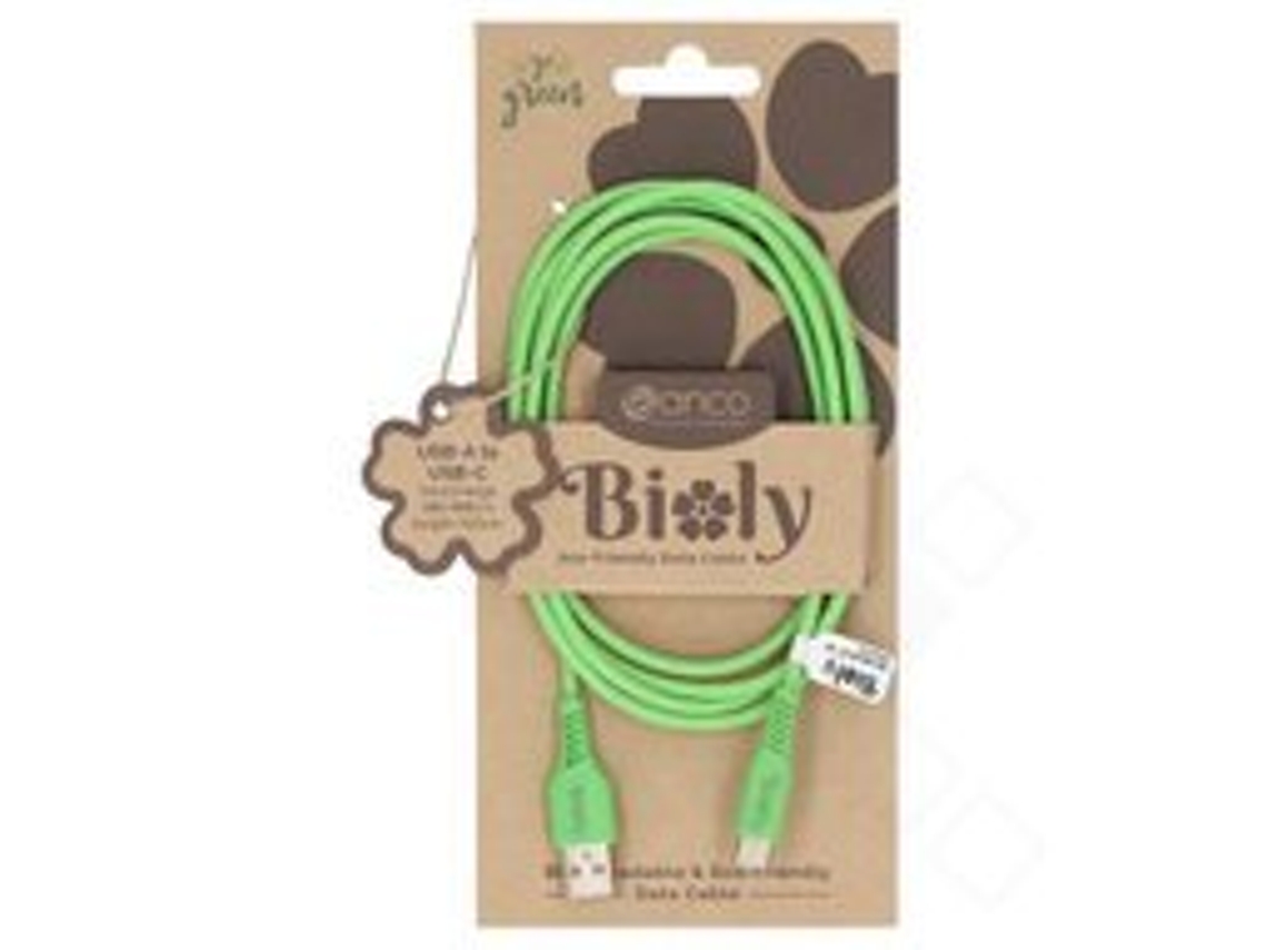 Cable Anco Bioly Usb Carregamento Verde