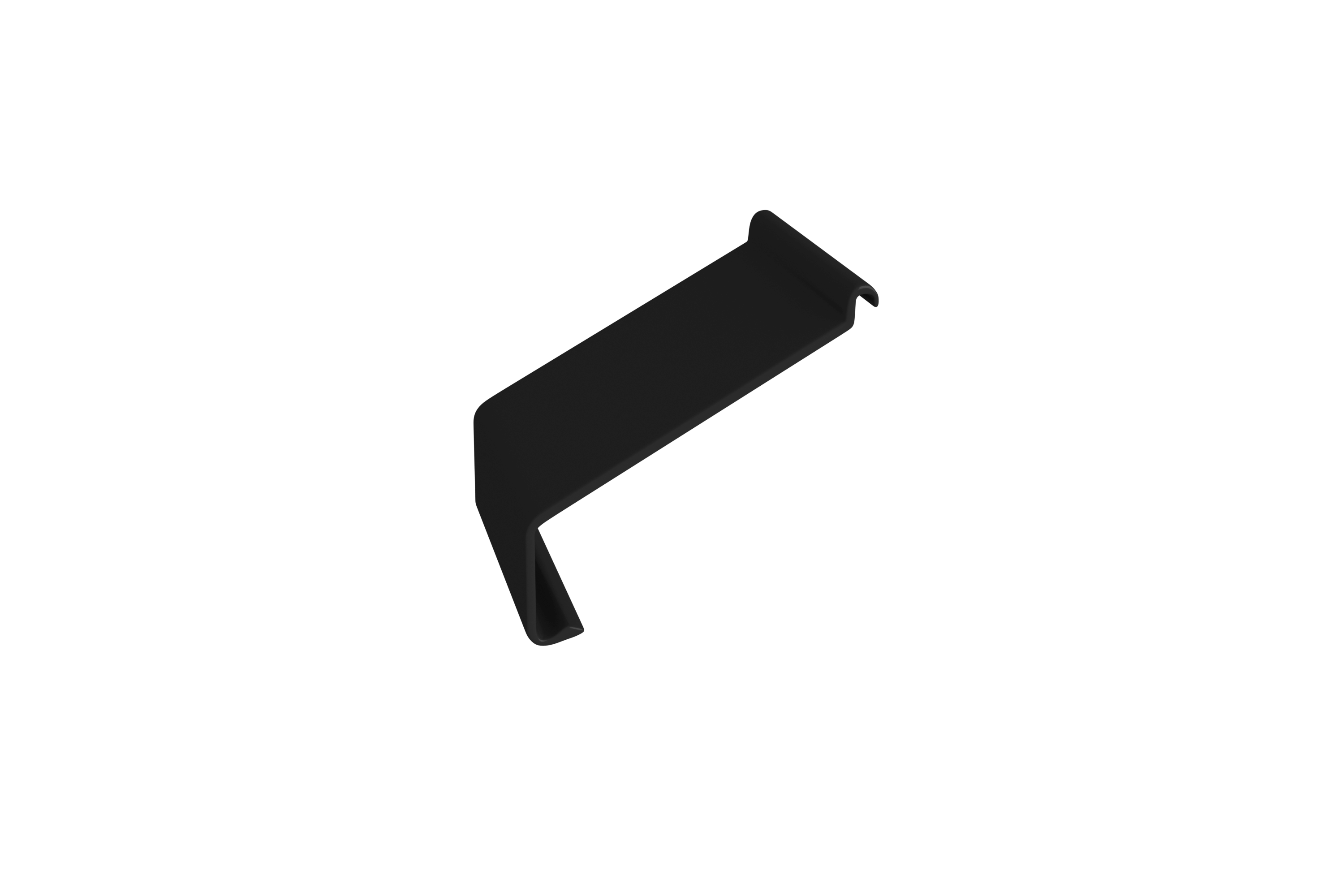 Renoplast, Perfil De Borde De Aluminio K100, Suelos De Baldosas Con Mortero Adhesivo, Conector, Negro
