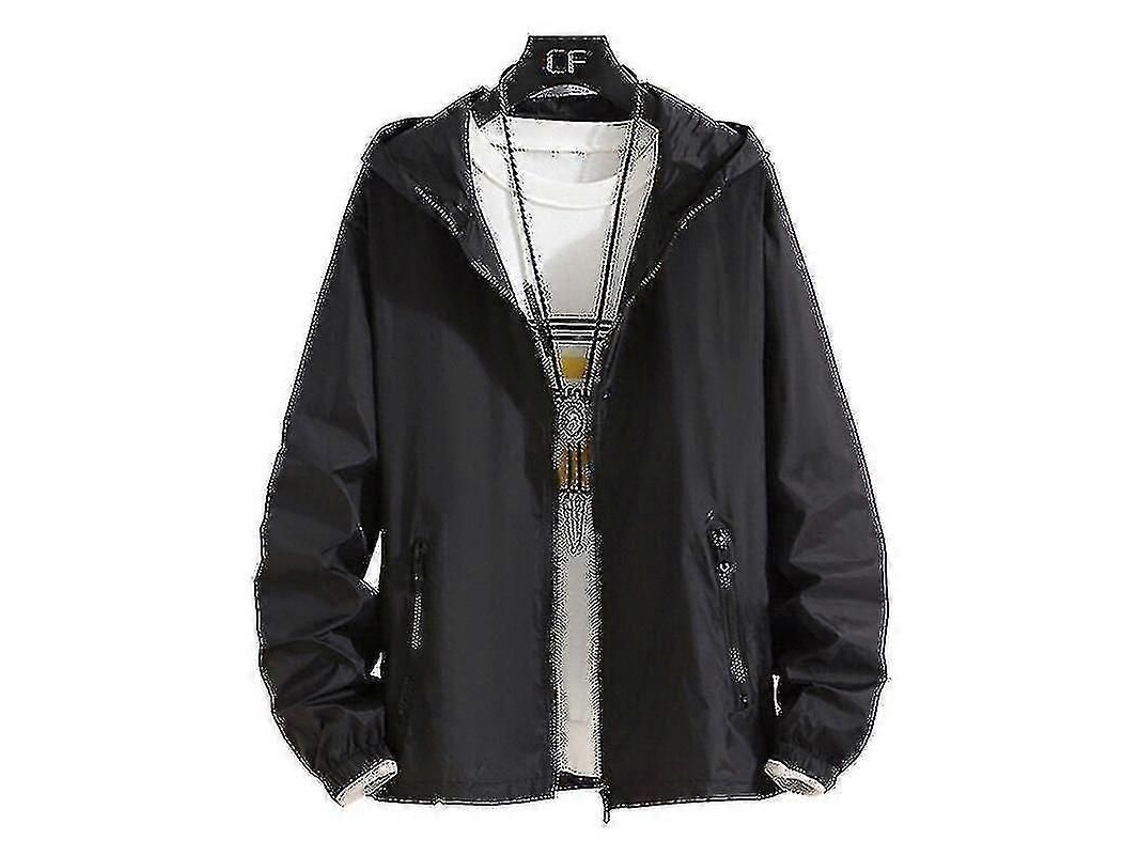 2026-chaqueta Ligera Para Hombre Plus Size 8xl 7xl 6xl Impermeable Uv Protección Secado Rápido Para Viajes Primavera Verano Otoño Invierno