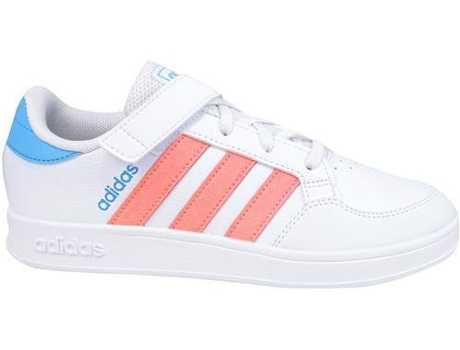 Zapatillas ADIDAS Breaknet EL C Niños (31.5 - Blanco y Naranja)