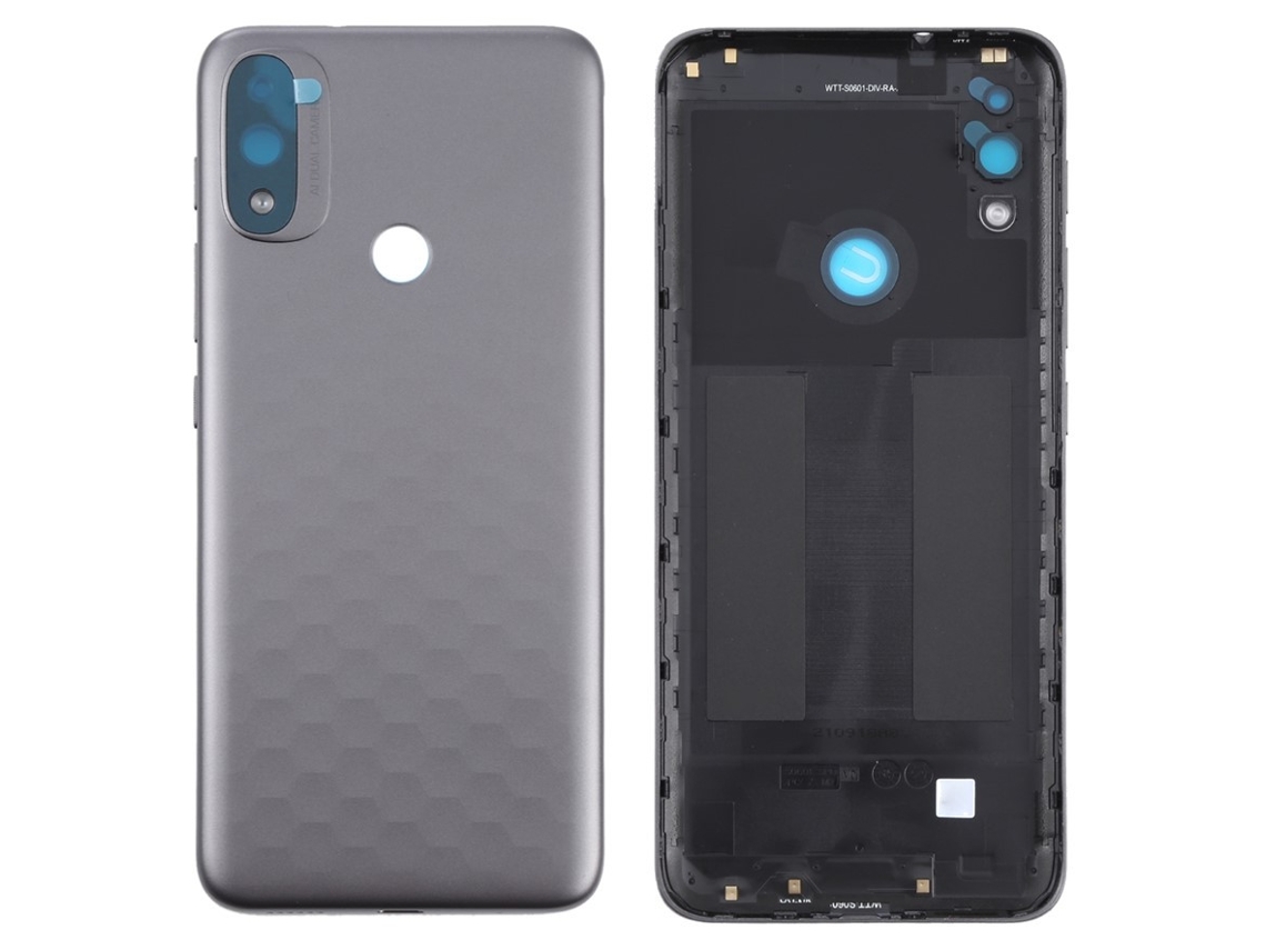 Tapa Bateria Trasera Compatible Con Motorola Moto E20 Graphite Grey Gris Negro