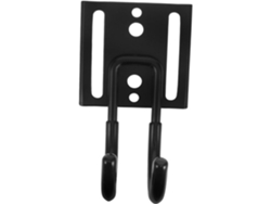 Gancho de pared Slowmoose para bicicleta, soporte negro, para garaje.