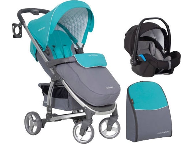 Carrito de Bebé Individual EASYGO Virage + Starter 0+ Isofix Ready Malachite