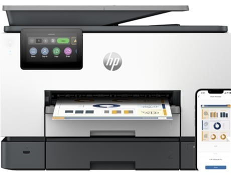 HP OfficeJet Pro Impresora multifunción 9130b, Color, Impresora para Pequeñas y medianas empresas, Imprima, copie, escanee y envíe por fax, Conexió...