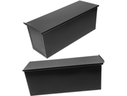 Moldes Para Pan Antiadherentes De 2 Piezas Con Tapa