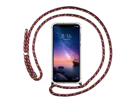 Carcasa Xiaomi Redmi Note 6 Pro TUMUNDOSMARTPHONE Colgante Rosa