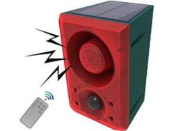 Alarma Solar Exterior Con Sensor De Movimiento Y Control Remoto, Sonido De 130 Db.