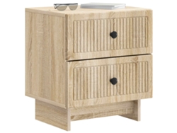 Maison Exclusive - Armario De Noche 2 Pcs Roble Sonoma 43 X 34,5 X 47,5 Cm