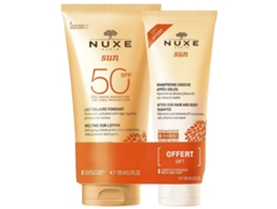 Sun Lait Solaire Fondant Spf50 150 Ml Champú de Ducha para Después Del Sol 100 Ml Gratis NUXE