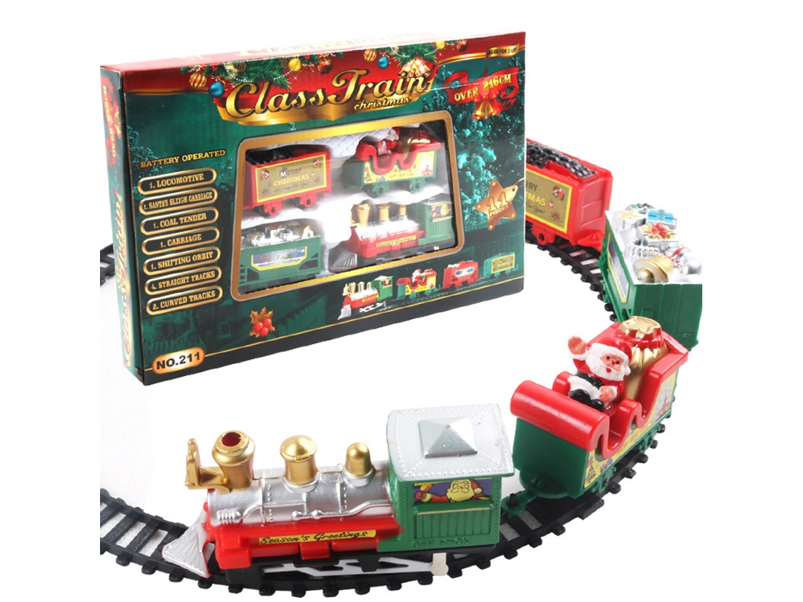 Tren eléctrico combinado - Regalo de Navidad o cumpleaños