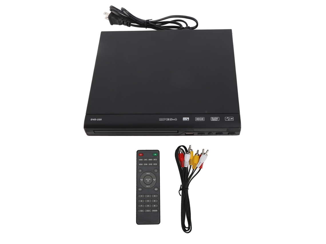 Reproductor De Dvd Mini Hd Con Interfaz Usb 2.0, Control Remoto, Compatible Con Tv, Reproductor De Cd Para Uso Doméstico.