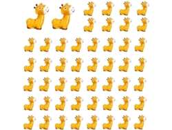 50 Figuras De Animales De La Selva En Miniatura De Resina.